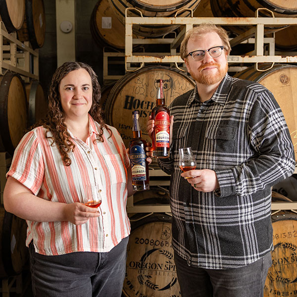 Lost Lantern co-founders Nora Ganley-Roper and Adam Polonski PHOTO BY OLIVER PARINI