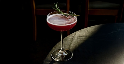 A Blueberry Cocktail That's Tasty and Pretty