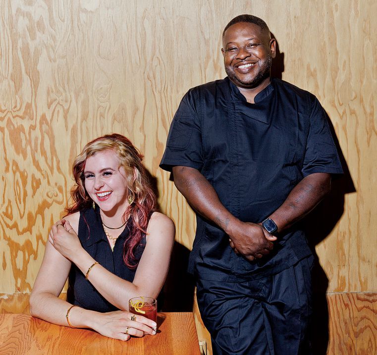 Alta Adam's lead bartender Madeline McQuillan and executive chef and co-owner Keith Corbin. DYLAN JAMES HO