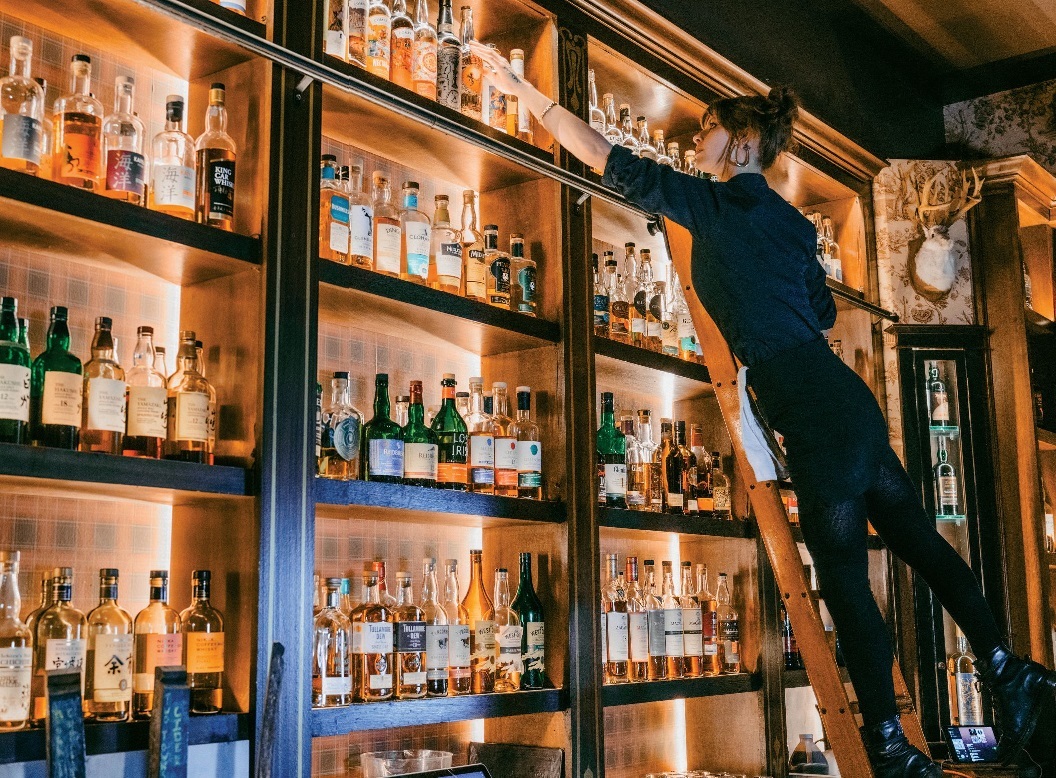Seven Grand offers an encyclopedic whisky menu and a plethora of private barrel bottlings at its four locations in California, Colorado, and Texas (San Diego location pictured).