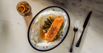 Pairing Whiskey With Salmon en Papillote